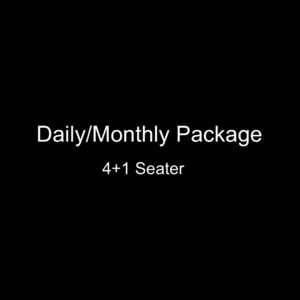 Daily/Monthly Package - 4+1 Seater