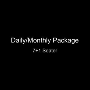 Daily/Monthly Package - 7+1 Seater